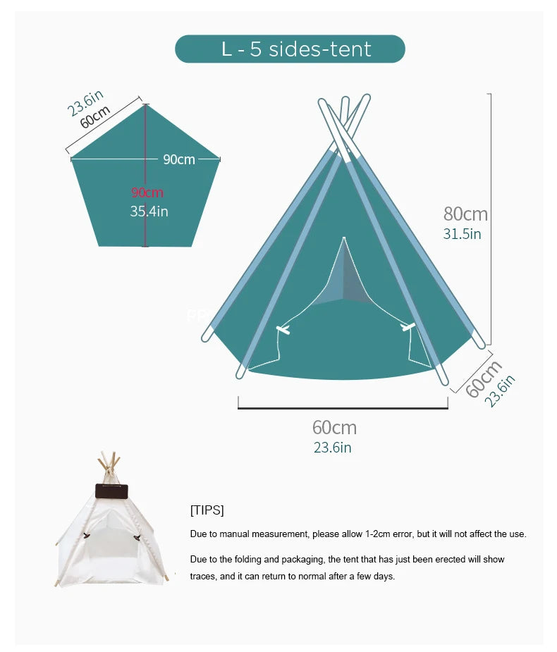 Pet Teepee Tent