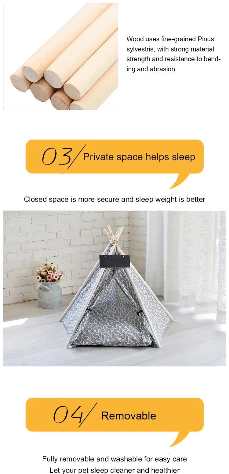 Pet Teepee Tent