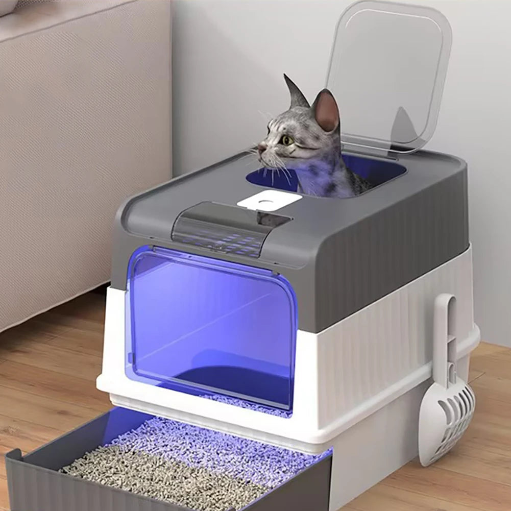 Advanced Cat Litter Box with Top Entry