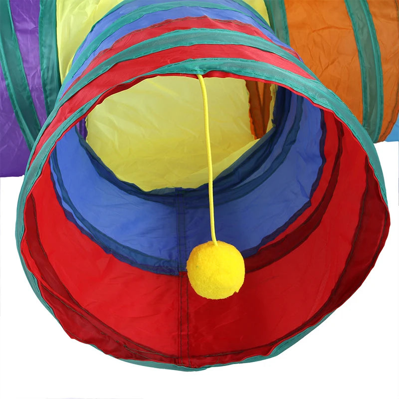 Cozy Cat Tunnel with Play Ball – Endless Fun for Felines!