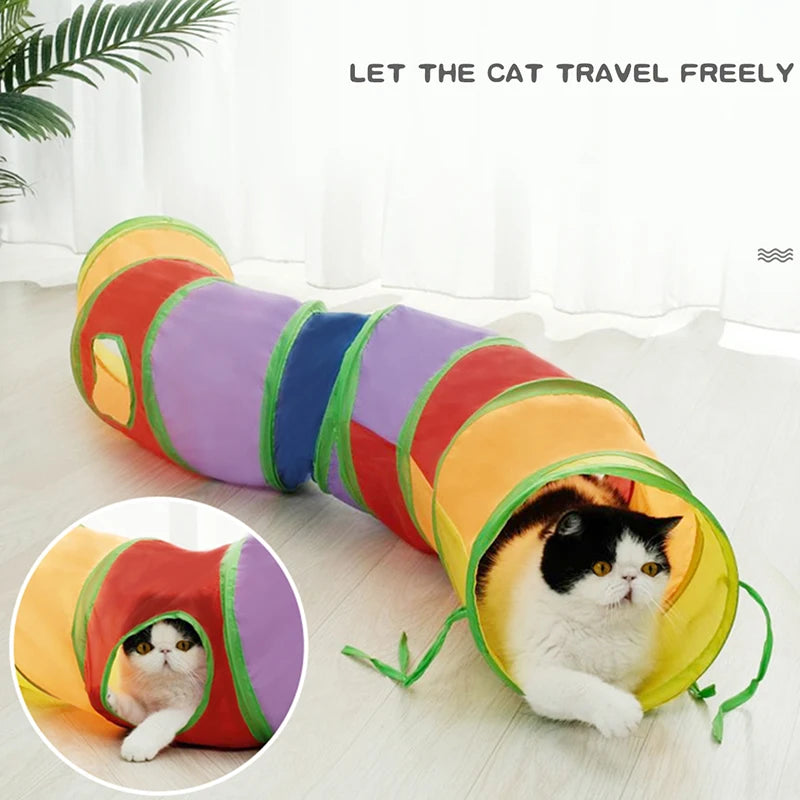 Cozy Cat Tunnel with Play Ball – Endless Fun for Felines!