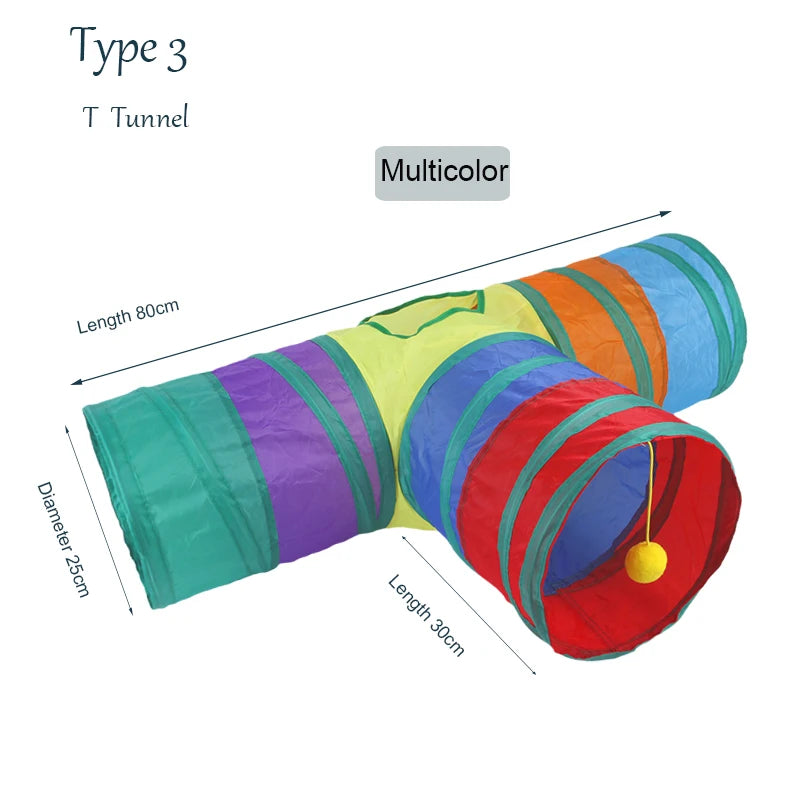 Cozy Cat Tunnel with Play Ball – Endless Fun for Felines!