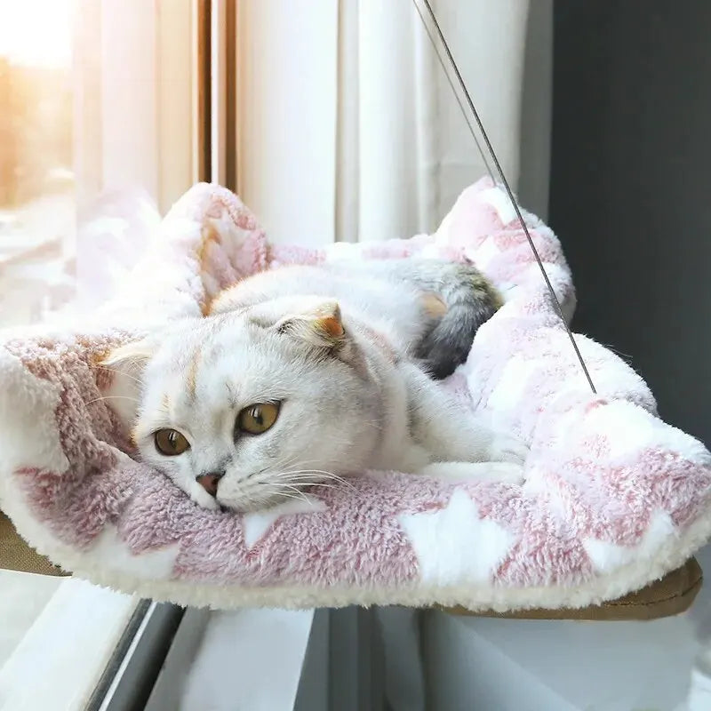 Cat Window Hammock with Strong Suction Cups