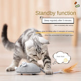 Interactive Cat Mouse Toy with Smart Standby Function