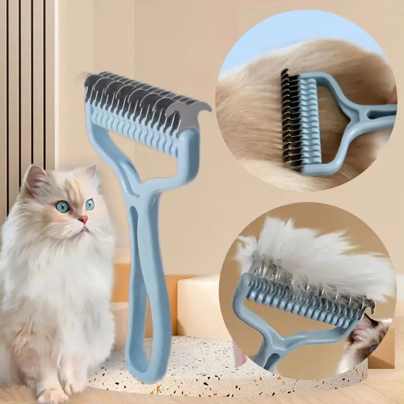 Cat Fur Knot Cutter & Hair Removal Comb